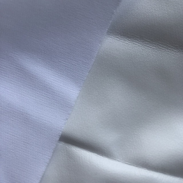 Tissu tricoté 100 % polyester laminé avec TPU 0,02 mm pour protège-matelas/imperméable/respirant/anti-acariens/punaises de lit